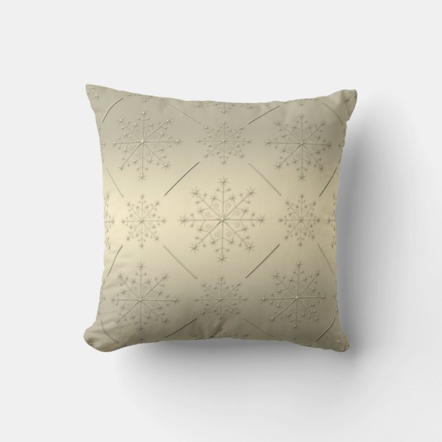 Christmas Holiday Pillow - Snowflake Pattern1 (Front)