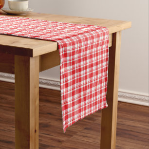 Christmas Holiday Plaid Medium Table Runner