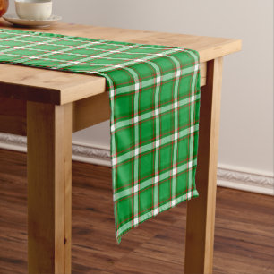 Christmas Holiday Plaid Medium Table Runner