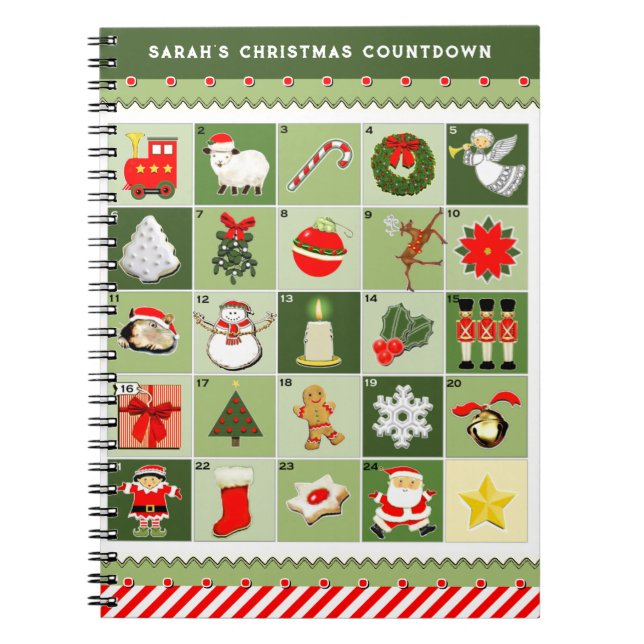 Christmas Holiday Planner Notebook (Front)