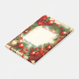 Christmas Holiday Post-it Notes