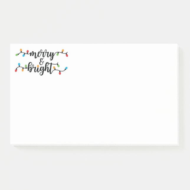 Christmas Holiday Post It Notes (Front)