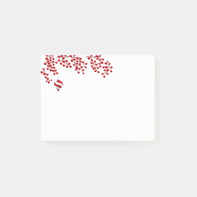Christmas Holiday Post It Notes (Front)