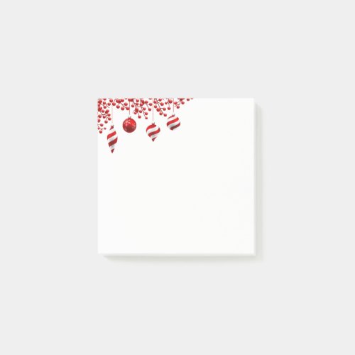 Christmas Holiday Post It Notes