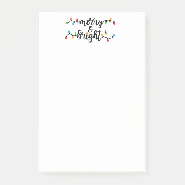 Christmas Holiday Post It Notes (Front)