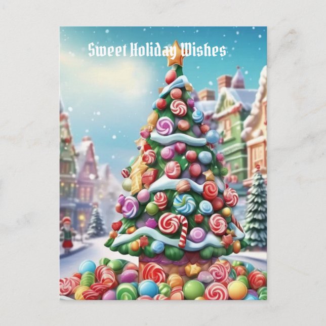 Christmas Holiday Postcard (Front)