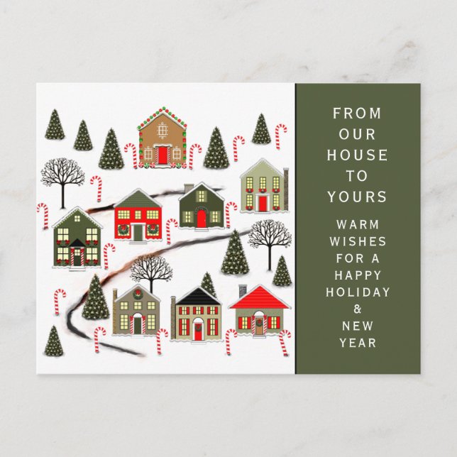Christmas Holiday Postcard (Front)