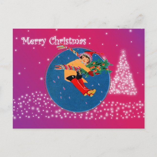Christmas Holiday Postcard (Front)