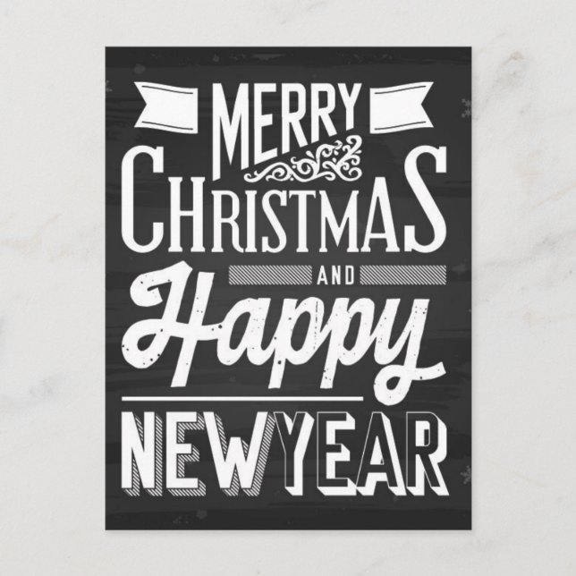 Christmas Holiday Postcard (Front)