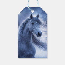 Christmas Holiday Pretty Horse in the Night