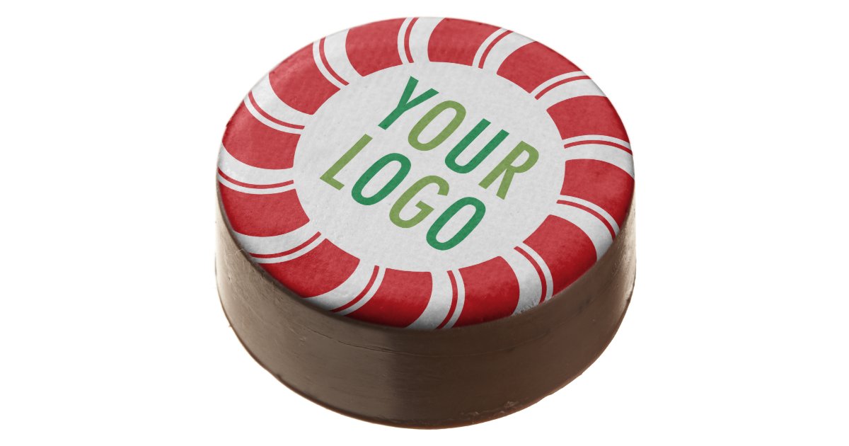 Christmas Holiday Promotional Cookies Company Logo | Zazzle.com