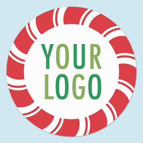 Christmas Holiday Promotional Sticker Company Logo