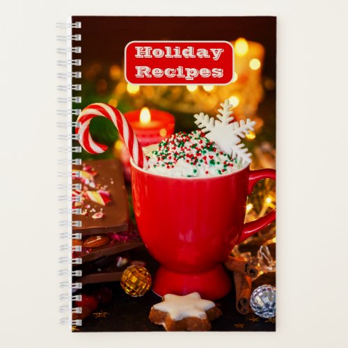 Christmas Holiday Recipe  Notebook