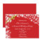 Christmas Holiday Red & Bow Sparkles Invitation