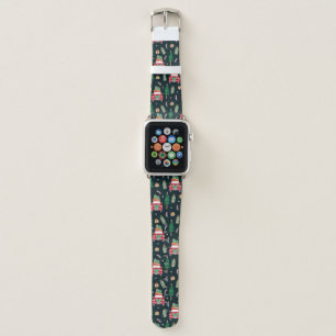CHRISTMAS HOLIDAY Red Car Christmas Tree Apple Watch Band