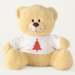 Christmas Holiday Red Plaid Teddy Bear