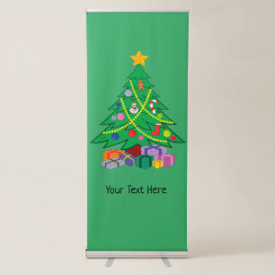 Christmas Holiday Retractable Banner