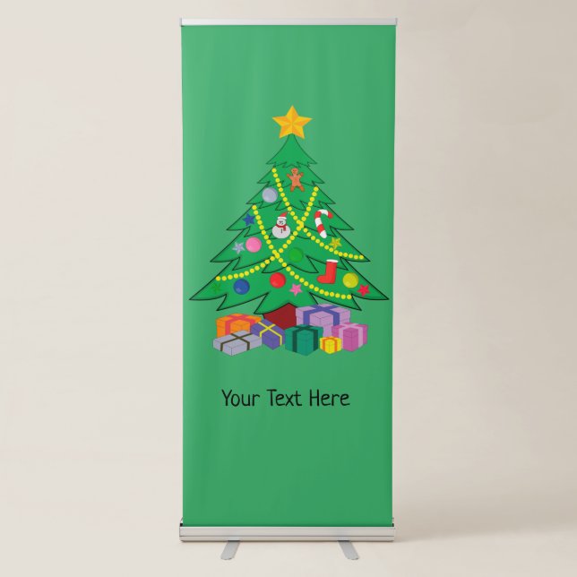 Christmas Holiday Retractable Banner (Front)