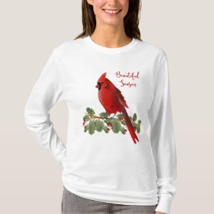 Cardinal Bird I Will Always Be Here With You Shirt - Thefirsttees