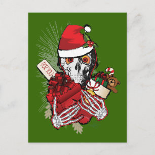 Christmas Holiday Skull