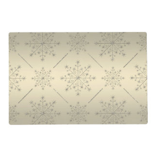 Christmas Holiday Snowflake Pattern - 2 designs! Placemat