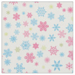 Christmas Holiday Snowflake Pattern Fabric