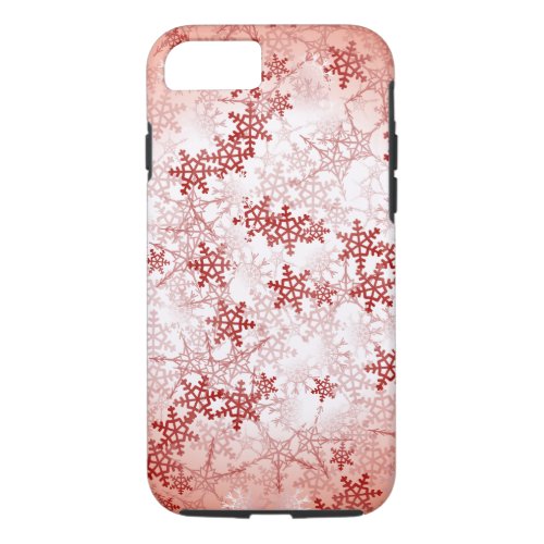 Christmas  Holiday Snowflakes Pattern iPhone 87 Case