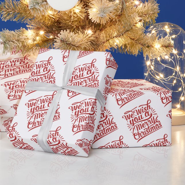 Christmas Holiday Song Quote  Wrapping Paper (Holidays)
