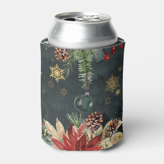 Christmas Holiday Splendor Can Cooler (Can Front)