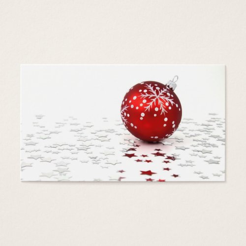Christmas Holiday Stars Business Card Templates