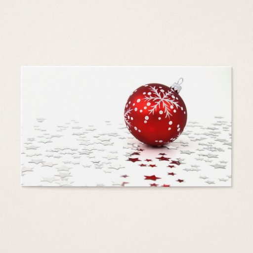 Customizable Christmas Holiday Stars Business Card Templates