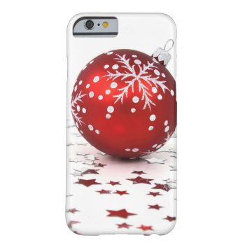 Christmas Holiday Stars Barely There Iphone 6 Case by bonfirechristmas at Zazzle