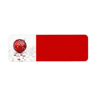 Christmas Holiday Stars Label