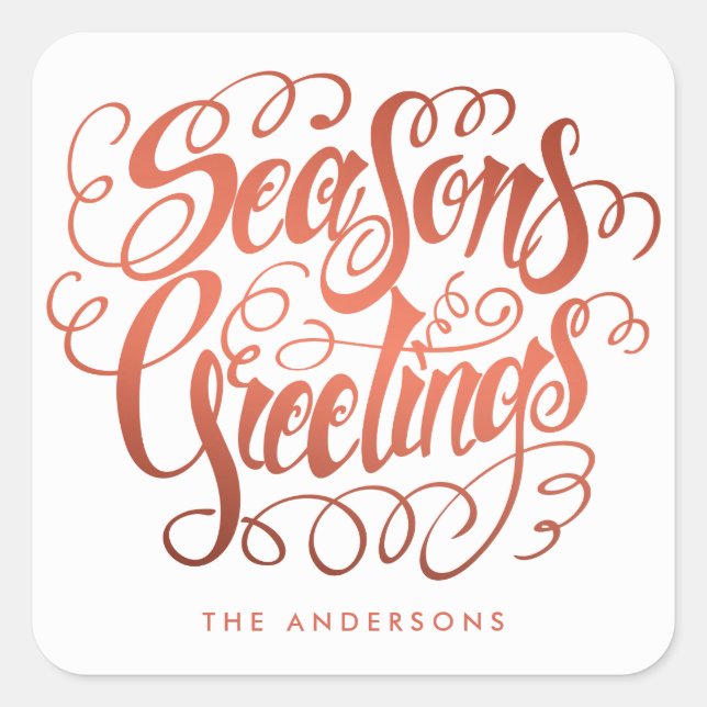 CHRISTMAS | HOLIDAY STICKER (Front)