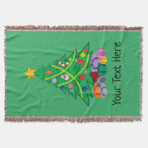 Christmas Holiday Throw Blanket