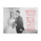 Christmas Holiday Typography Photo Postcard