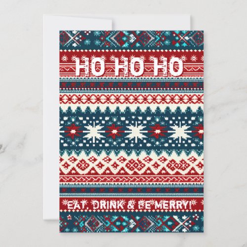 Christmas Holiday Ugly Sweater Party