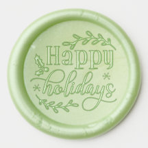 Christmas Holiday Wax Seal Sticker