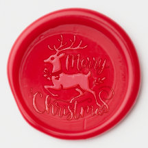 Christmas Holiday Wax Seal Sticker