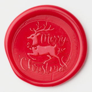 Christmas Holiday Wax Seal Sticker