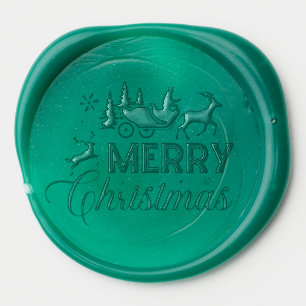 Christmas Holiday Wax Seal Sticker