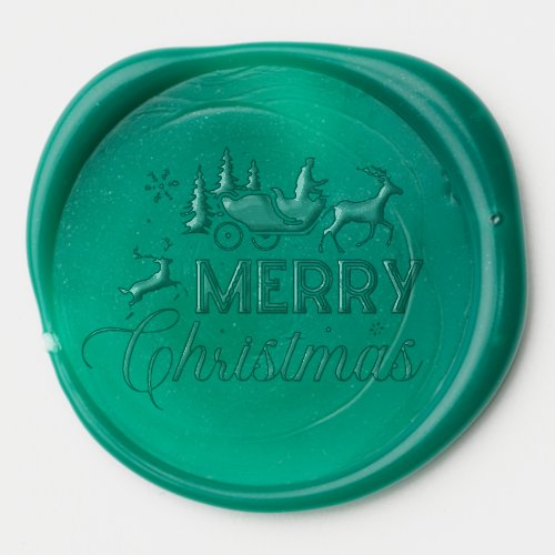 Christmas Holiday Wax Seal Sticker