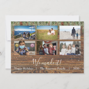 Christmas Holiday We Made It Photo 2021 Card