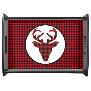 Christmas Holiday Wooden Serving Tray