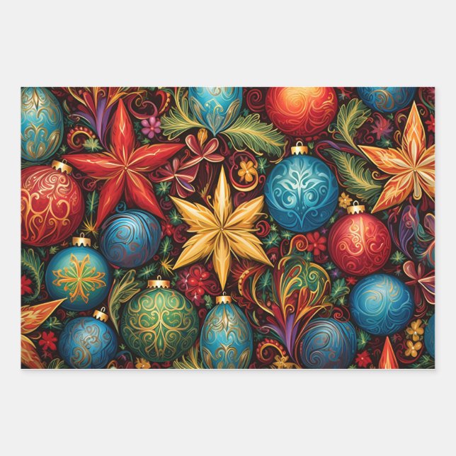 Christmas holiday wrapping paper (Front)