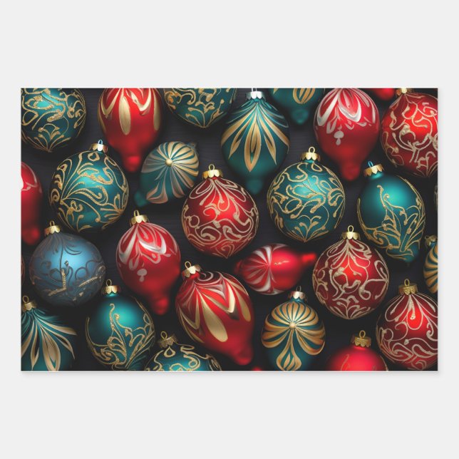 Christmas holiday wrapping paper (Front)