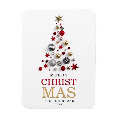 Christmas Holiday  Xmas Tree Corporate Family Magnet
