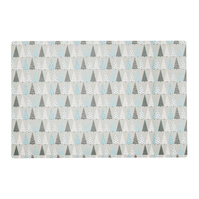 Christmas Holiday - Xmas Trees Placemat (Front)