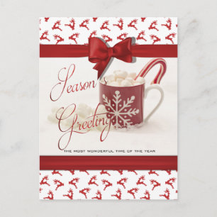 Christmas Holidays, Best Time of the Year Holiday Postcard