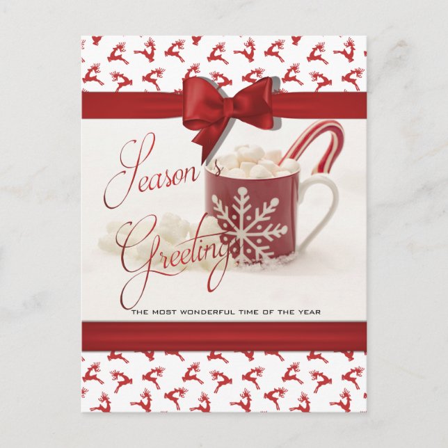 Christmas Holidays, Best Time of the Year Holiday Postcard (Front)